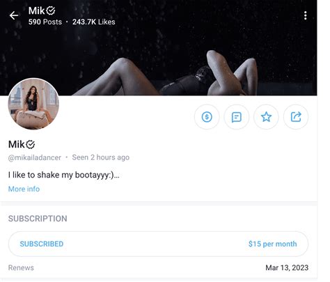 mikaila dancer onlyfans leaked|Mikailadancer